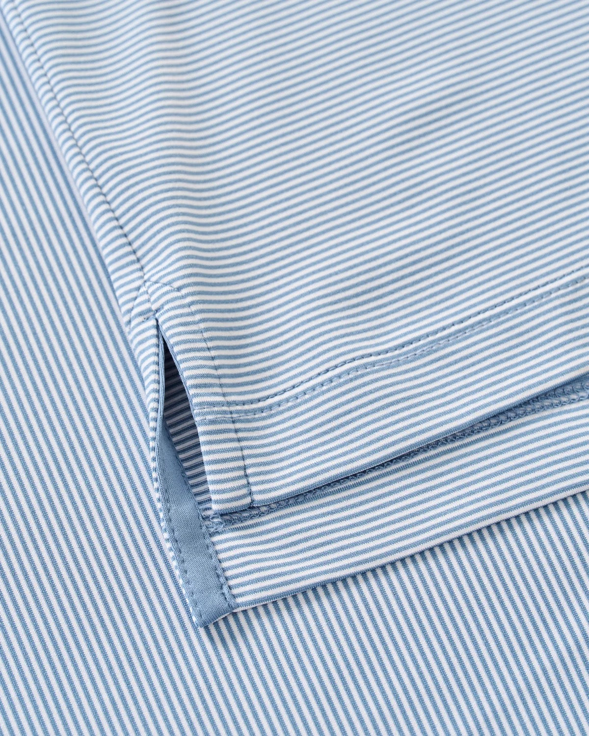 Johnnie-O Performance Jersey Polo- Lyndonn Stripe Carbon Fiber
