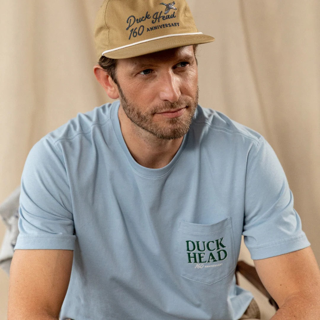 Duck Head Tackle Shop T-Shirt (Blue Fog)