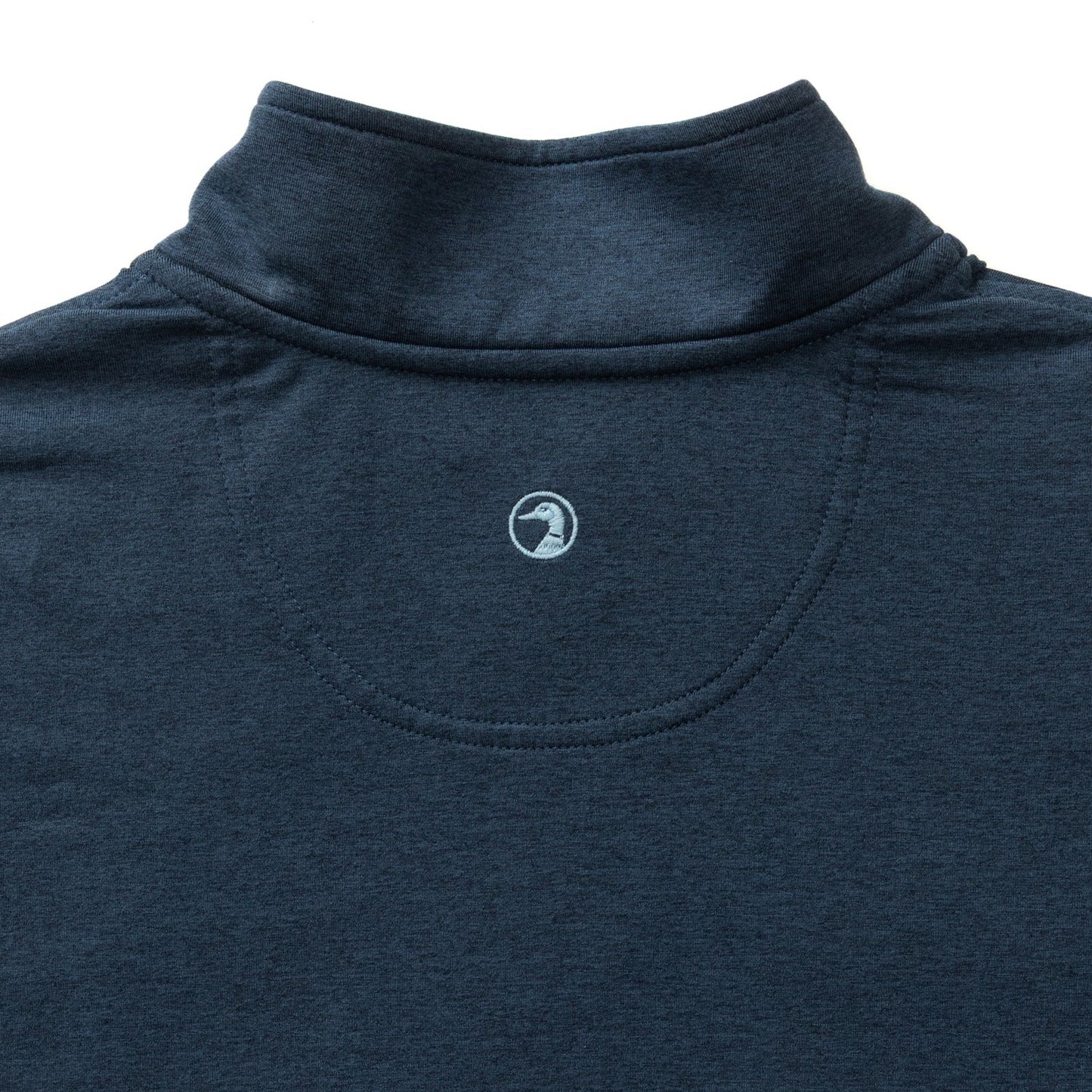 Duck Head Long Drive Performance 1/4 Zip Pullover (Navy Heather)
