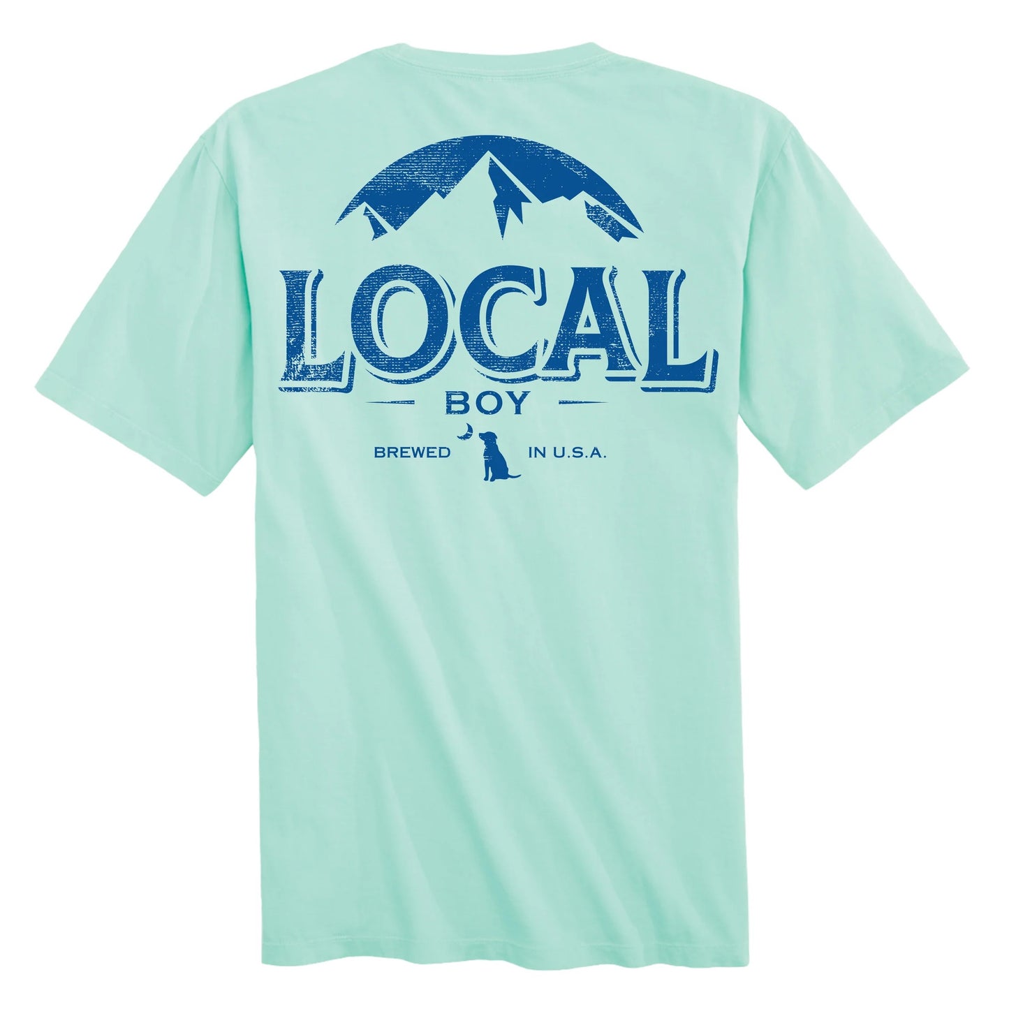 Local Boy Distressed Latte SS Tee - Island Reef