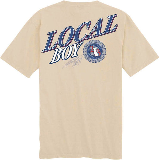 Local Boy Vintage Busch SS Tee - Latte