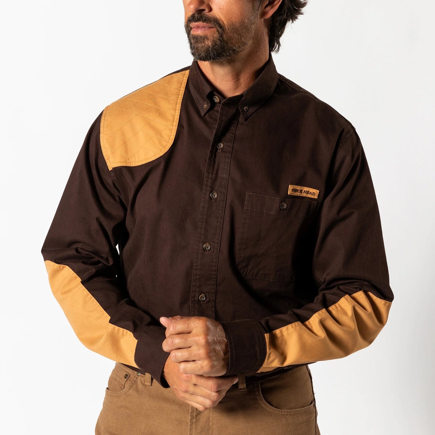 Duck Head Woodland Shooting Shirt (Dark Brown)