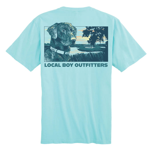Local Boy Wetland Watchdog SS Tee - Aqua