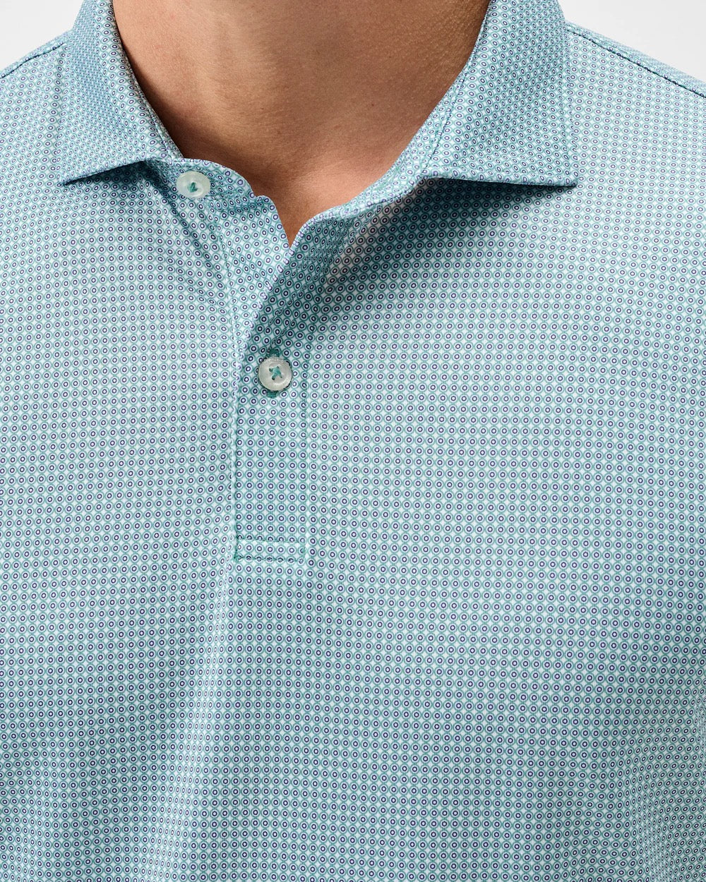 Johnnie-O Performance Jersey Polo - Dot Neat Sublime