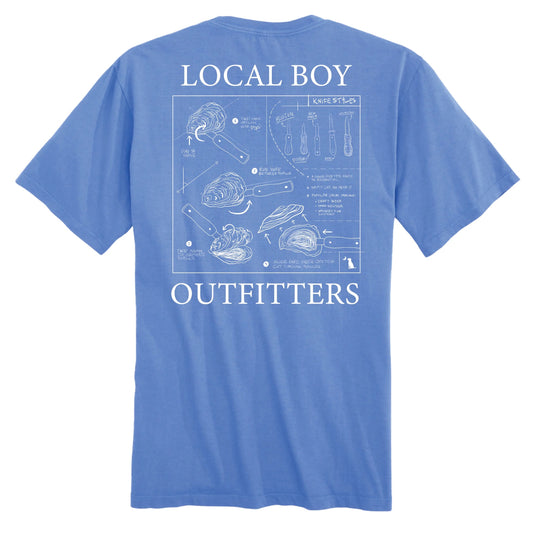 Local Boy Blueprint SS Tee - Marina