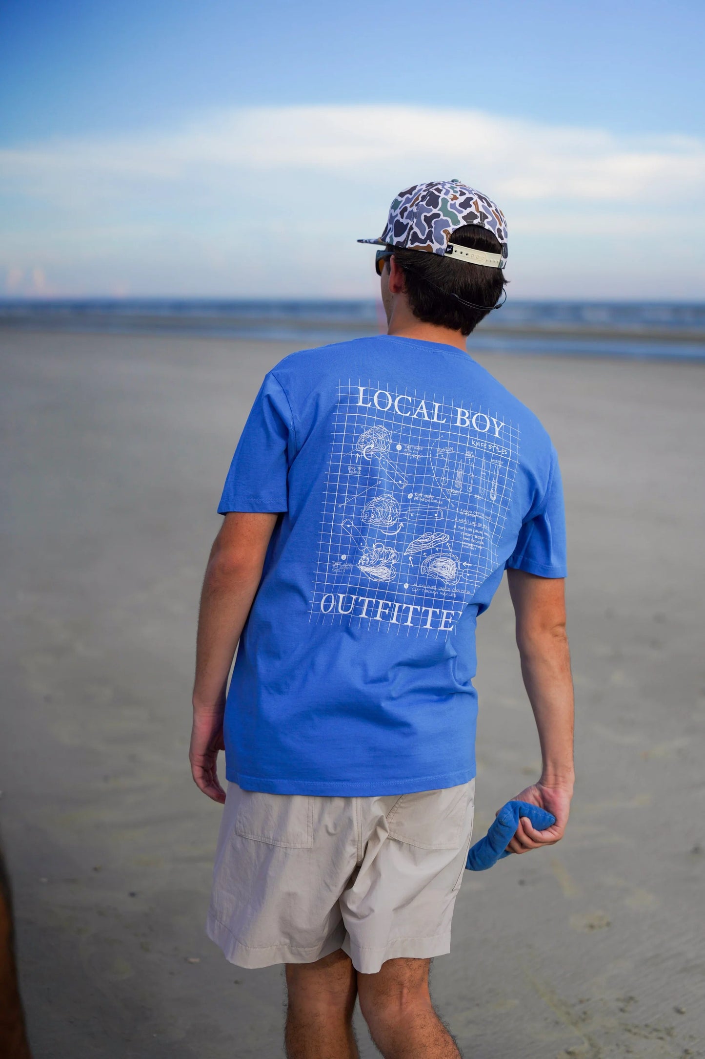 Local Boy Blueprint SS Tee - Marina