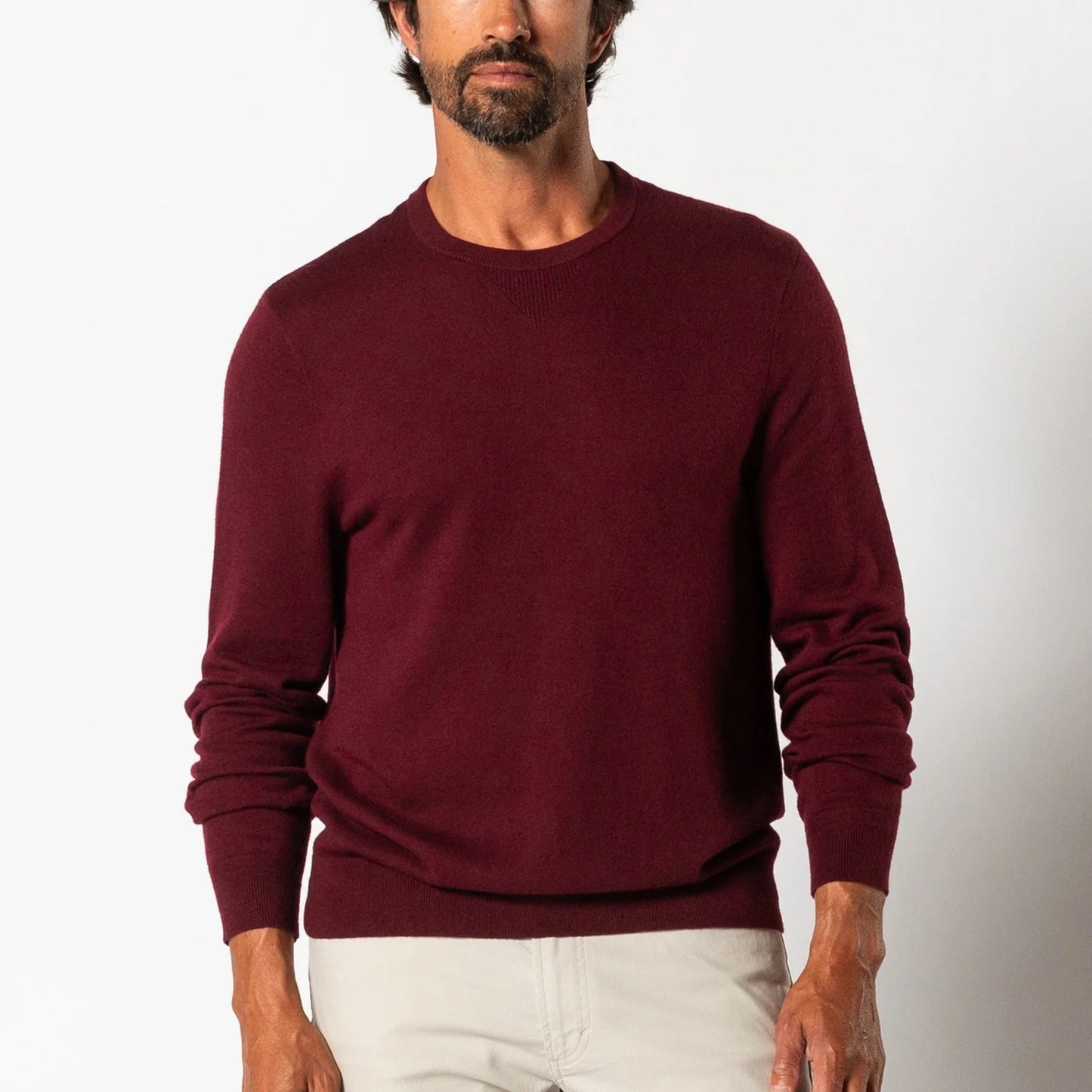 Duck Head Henson Merino Crewneck Sweater (Fig)