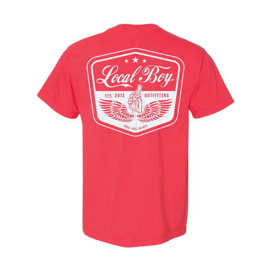 Local Boy Local Cola SS Tee - Paprika