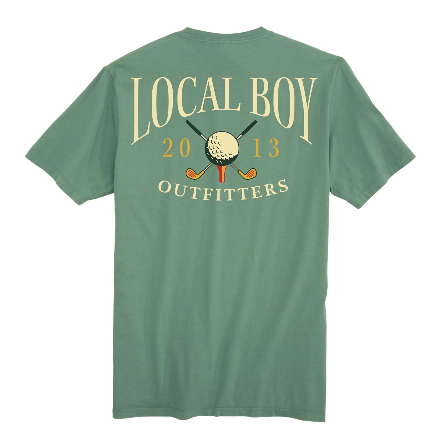 Local Boy Golf Society SS Tee - Light Green