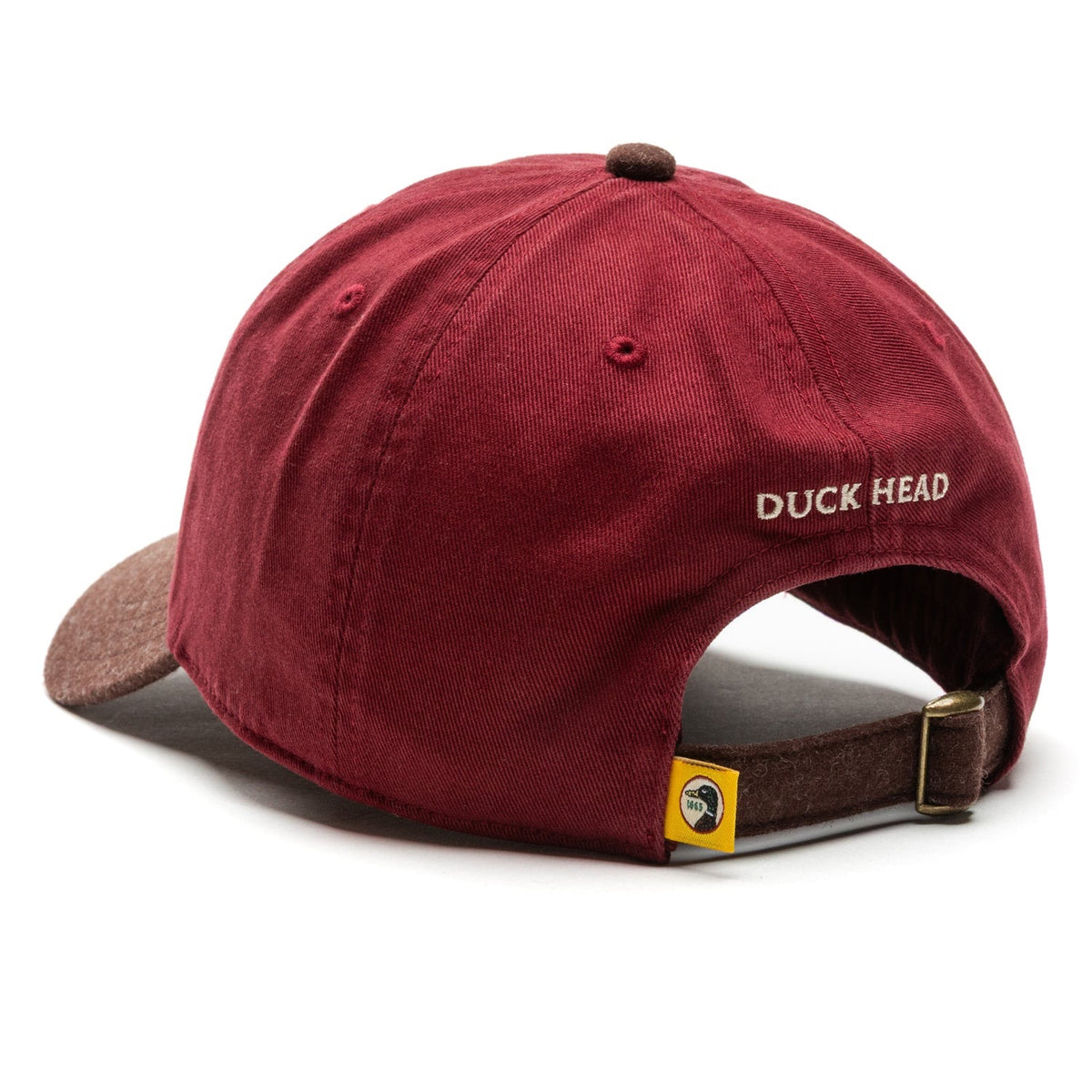 Duck Head Circle Patch Twill Hat (Rhubard Red)