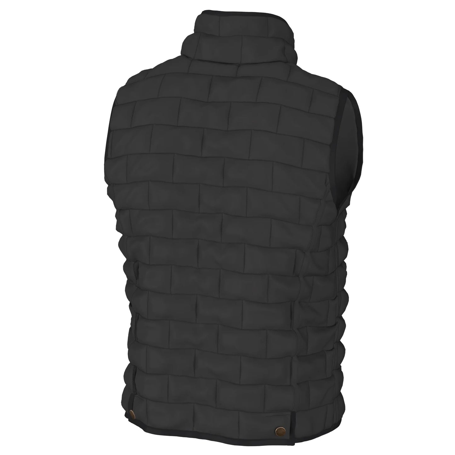 YOUTH Brick Quilted Vest (Charcoal)