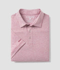 Southern Shirt Heather Madison Stripe Polo - Red Zone