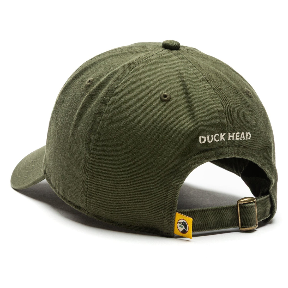 Duck Head Circle Patch Twill Hat (Dark Forest Green)