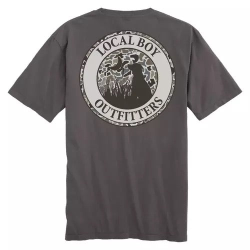 YOUTH Local Boy Original Localflage Circle SS Tee - Gray
