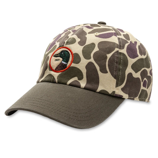 Duck Head Circle Patch Twill Hat (Sandrift Khaki Camo)