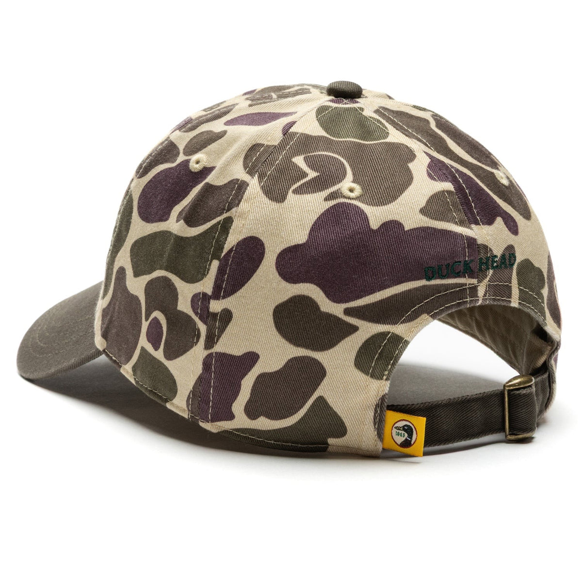Duck Head Circle Patch Twill Hat (Sandrift Khaki Camo)
