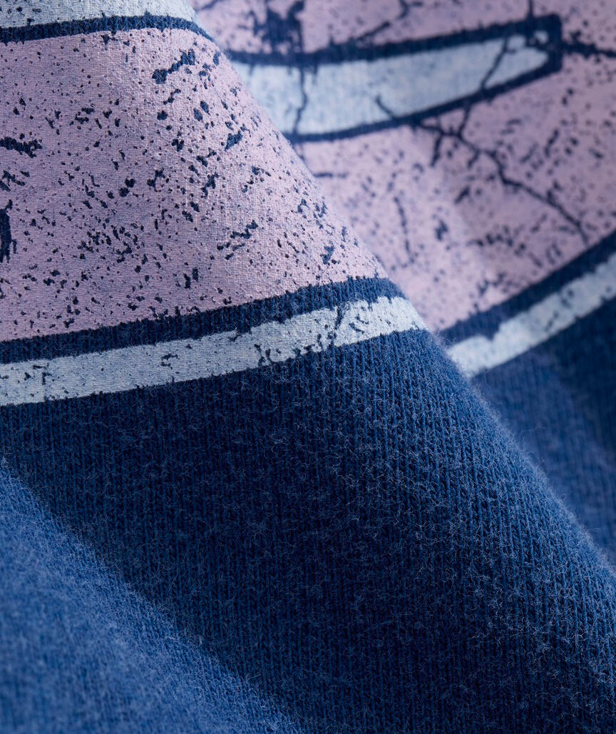 Vineyard Vines Drift-Dye Distressed Surf Logo Short-Sleeve Pocket Tee - Moonshine