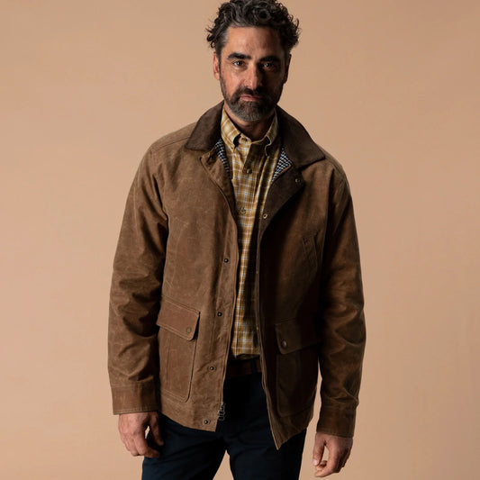 Duck Head Waxed Duck Canvas Jacket - Buckskin