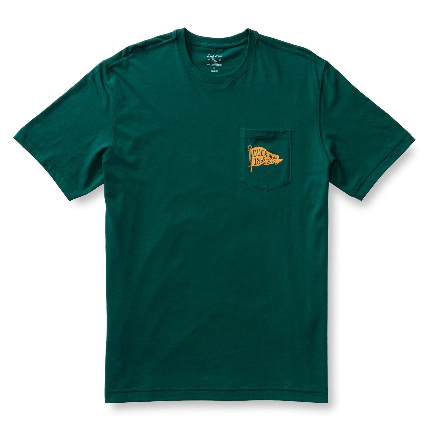 Duck Head 1865 Pennant Graphic T-Shirt (Forest Green)