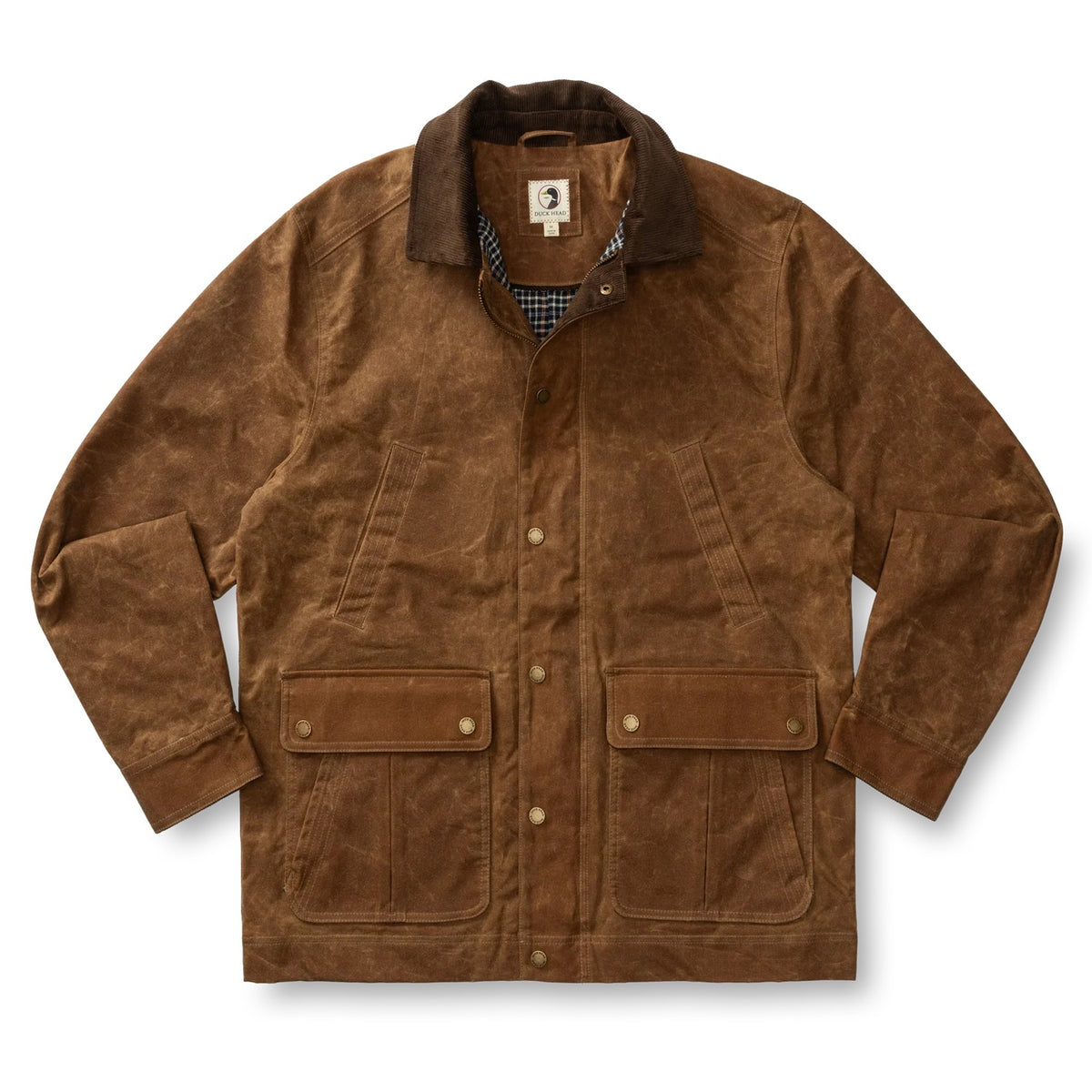 Duck Head Waxed Duck Canvas Jacket - Buckskin