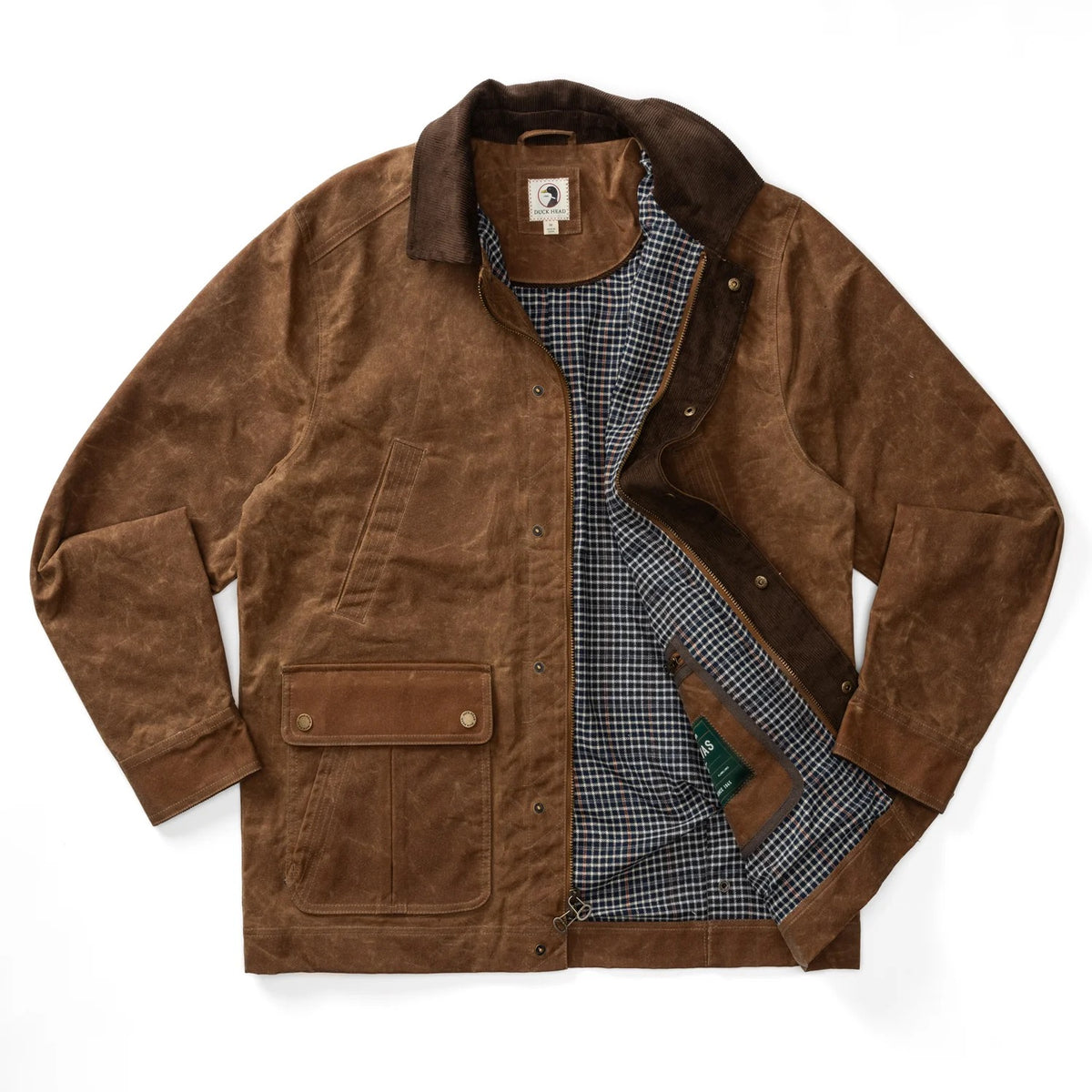 Duck Head Waxed Duck Canvas Jacket - Buckskin