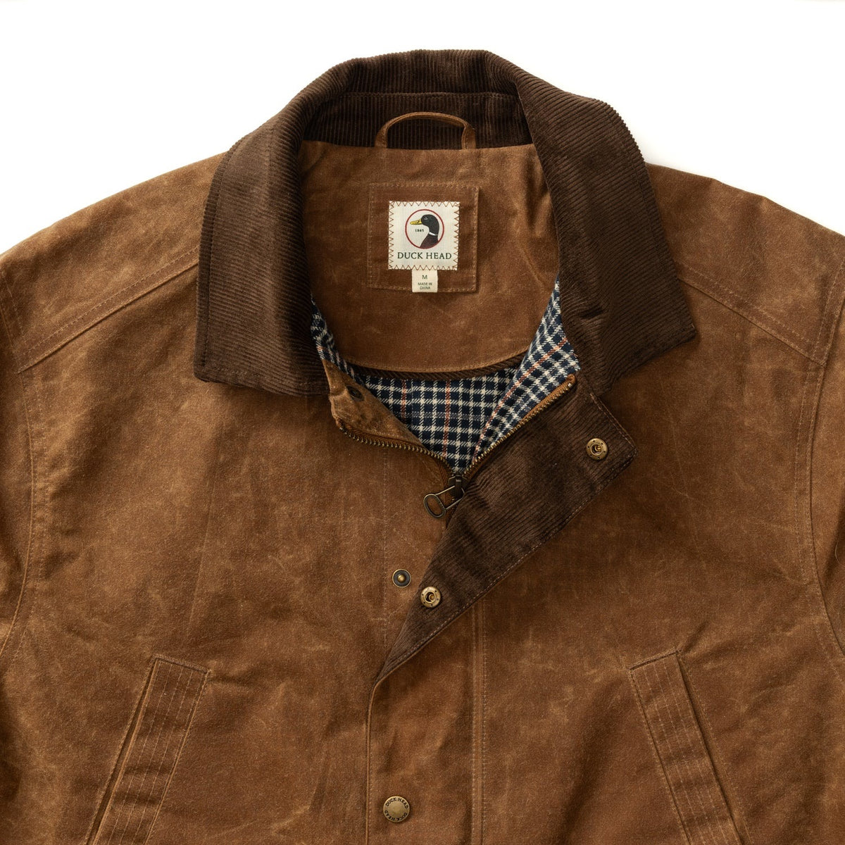 Duck Head Waxed Duck Canvas Jacket - Buckskin