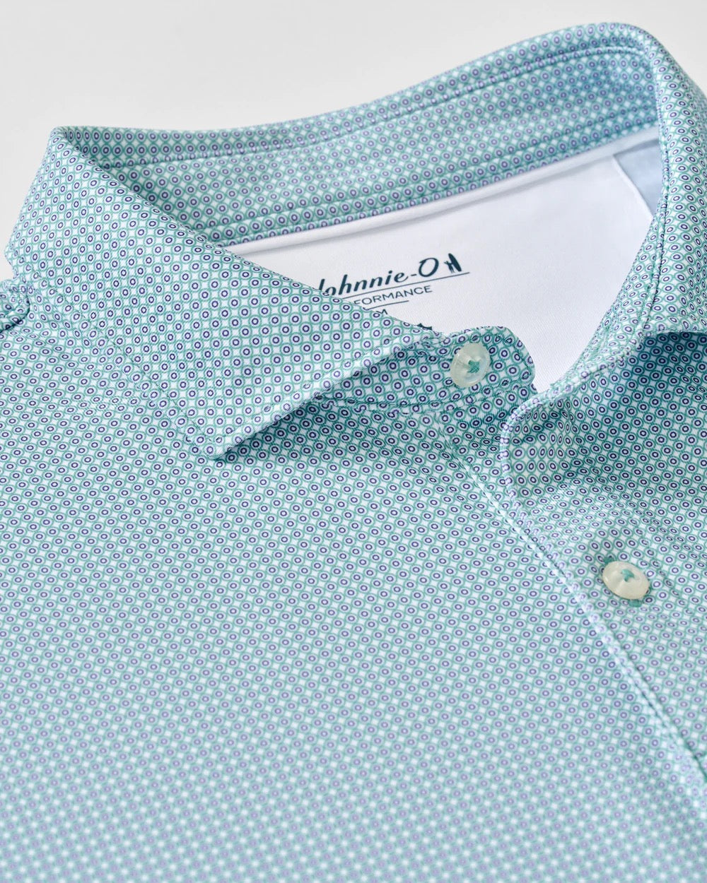 Johnnie-O Performance Jersey Polo - Dot Neat Sublime