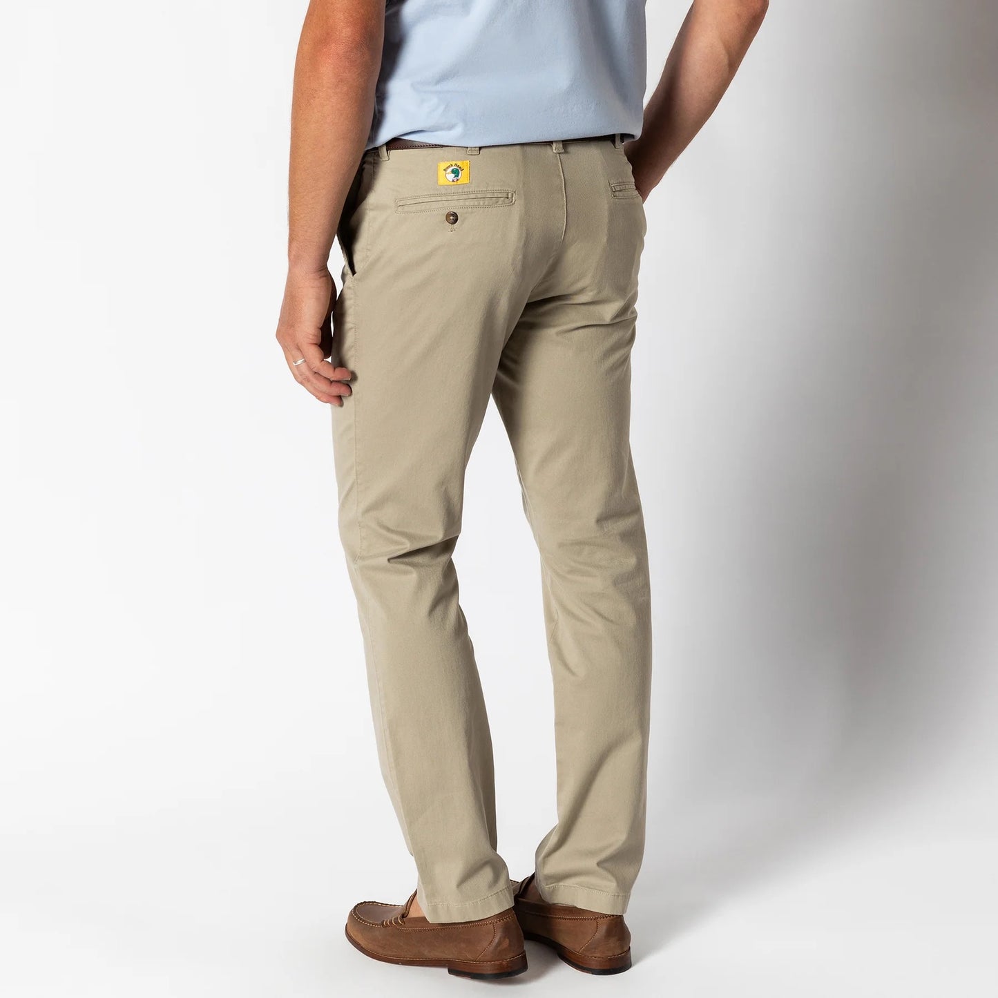 Duck Head Classic Fit Gold School Chino- Gold Patch (Khaki)