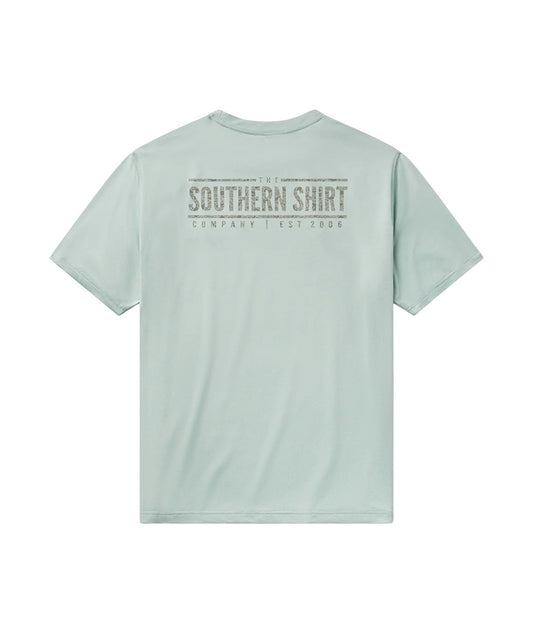 Southern Shirt Camo Badge Performance Tee SS (Dusty Green)