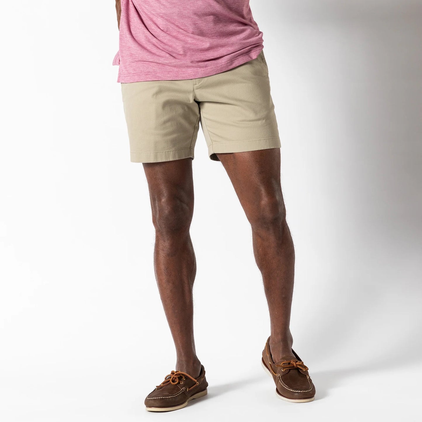 Duck Head 7" Gold School Chino Short Khaki- Gold Patch