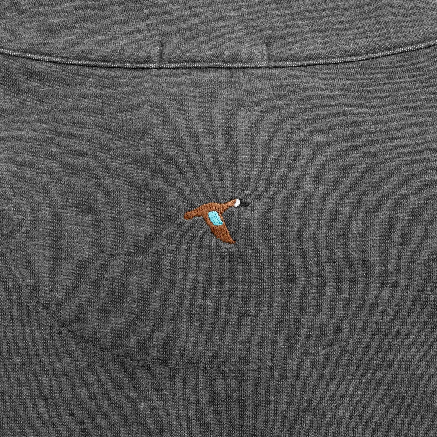 GenTeal Cotton/Modal Quarter-Zip (Charcoal)