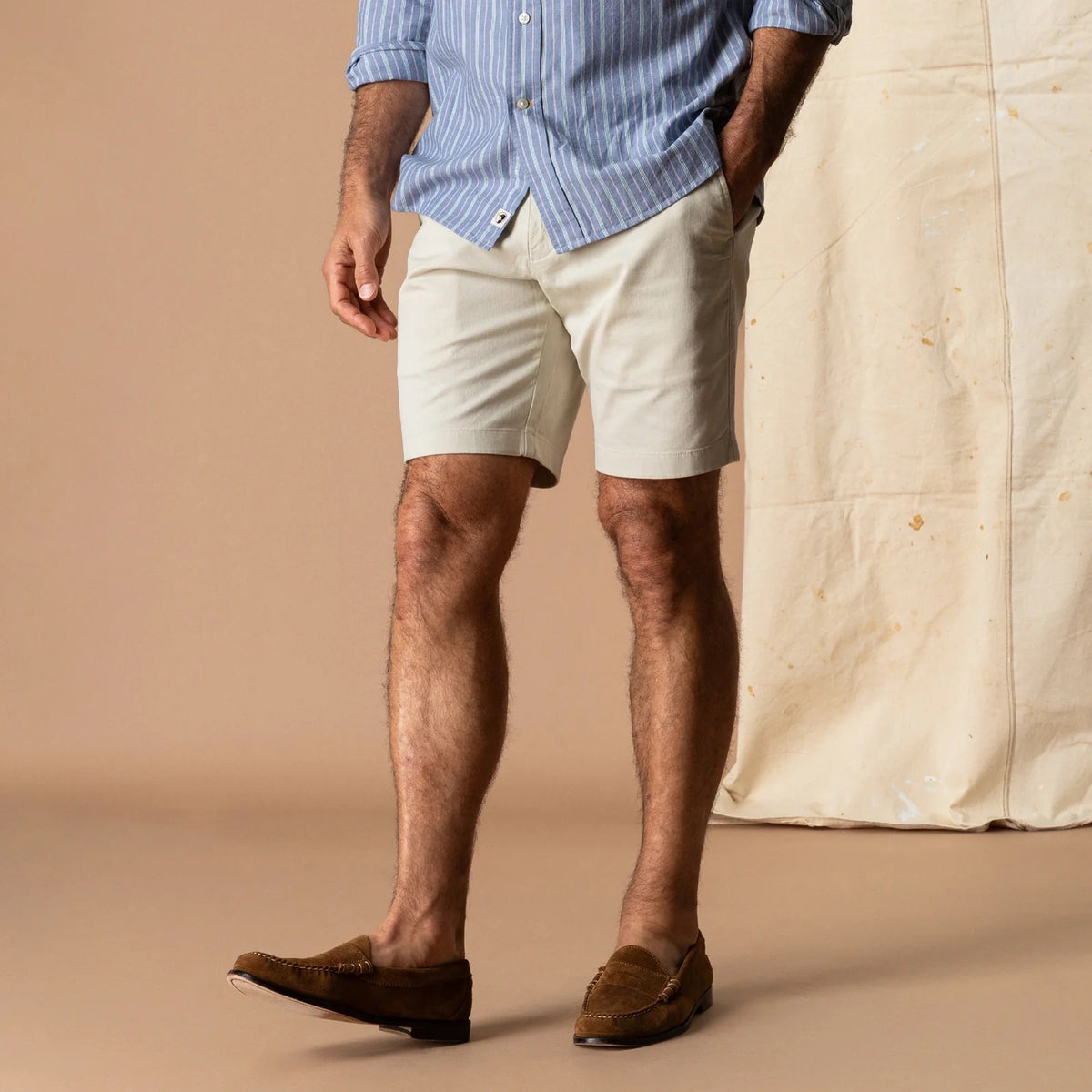 Duck Head 9" Gold School Chino Short - Stone