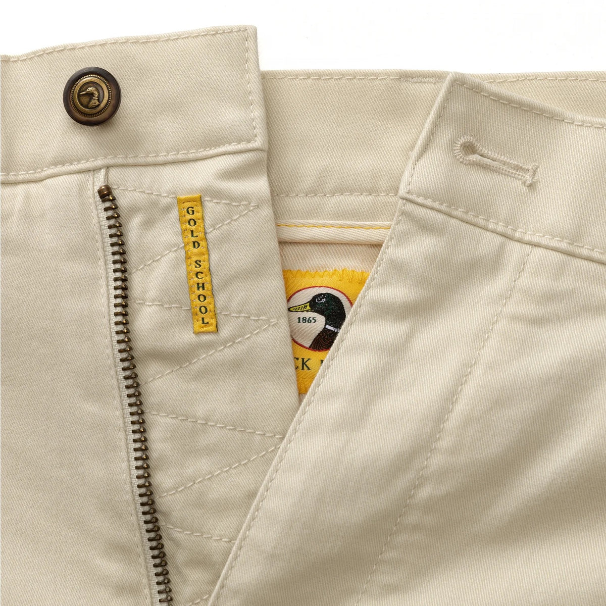 Duck Head 9" Gold School Chino Short - Stone