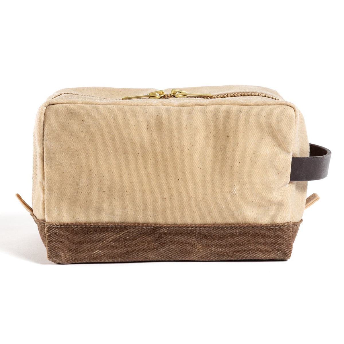 Duck Head Waxed Canvas Dopp Kit - Natural