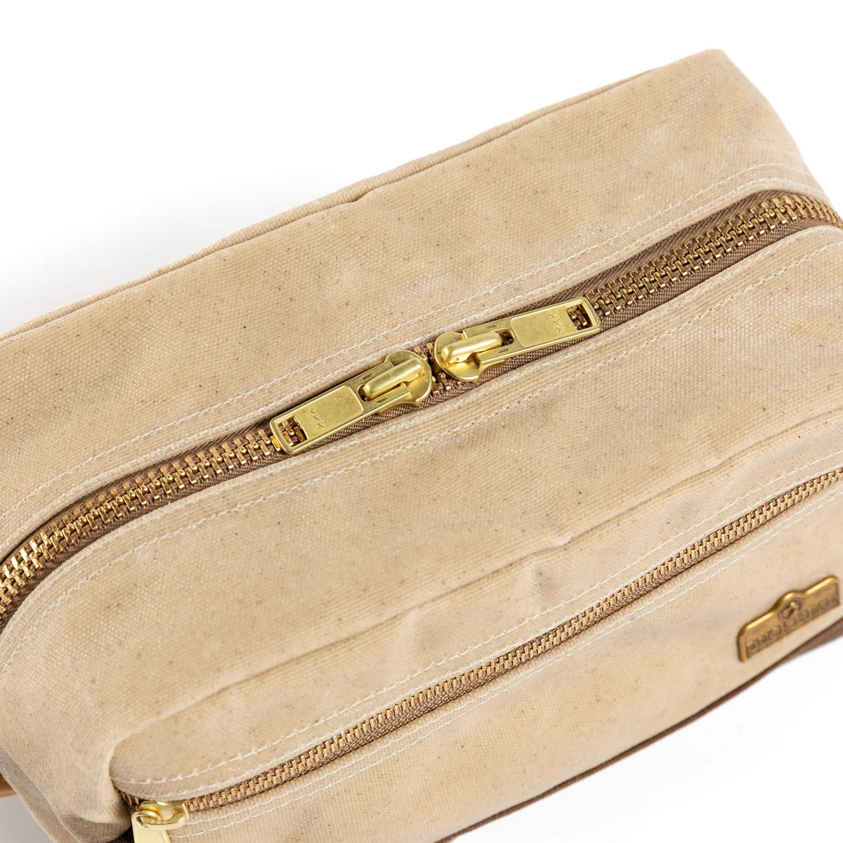 Duck Head Waxed Canvas Dopp Kit - Natural