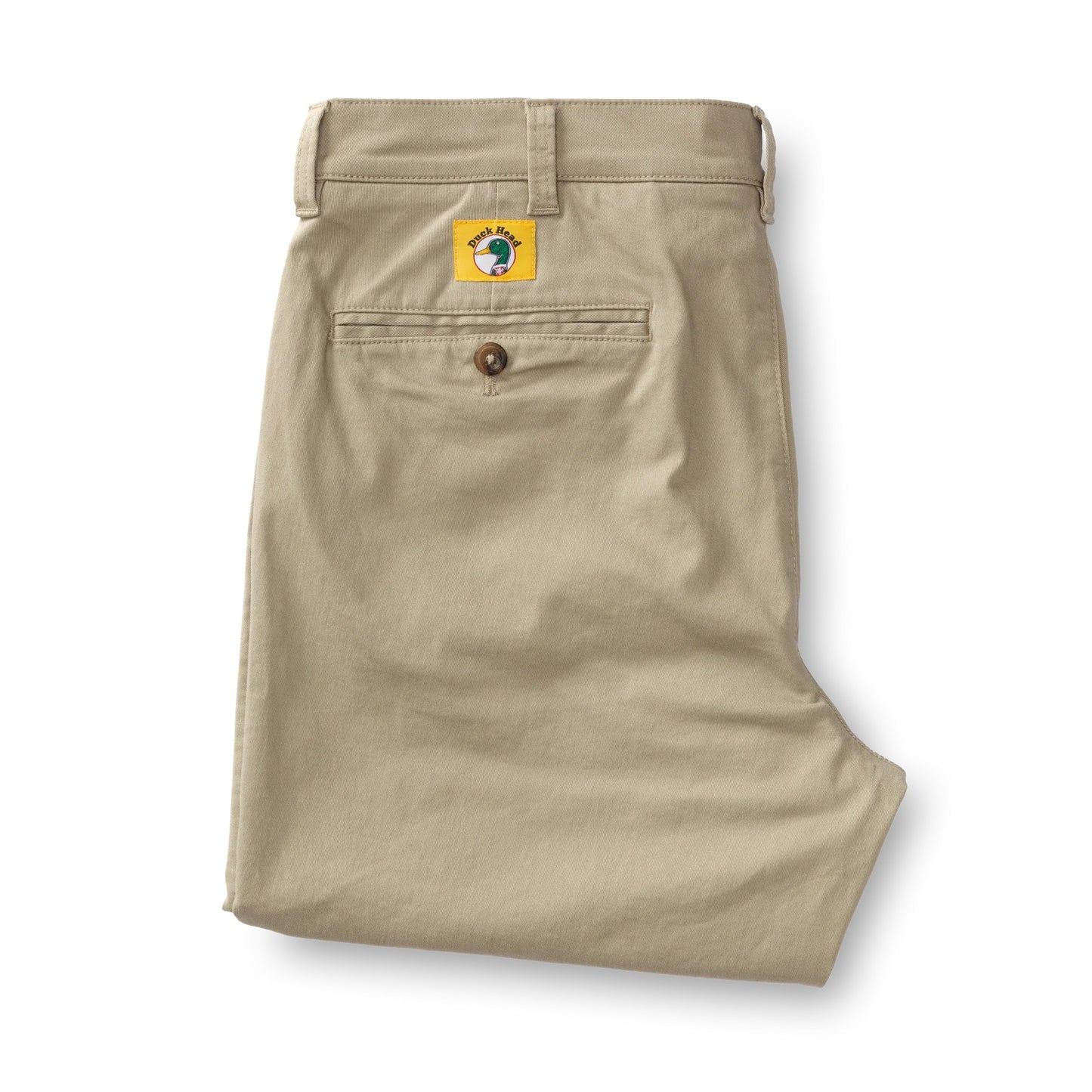 Duck Head Classic Fit Gold School Chino- Gold Patch (Khaki)