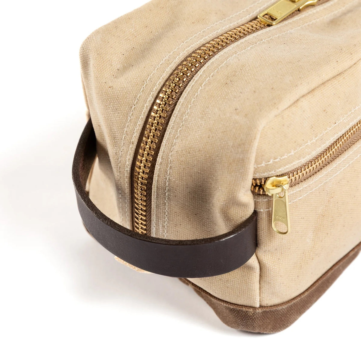 Duck Head Waxed Canvas Dopp Kit - Natural