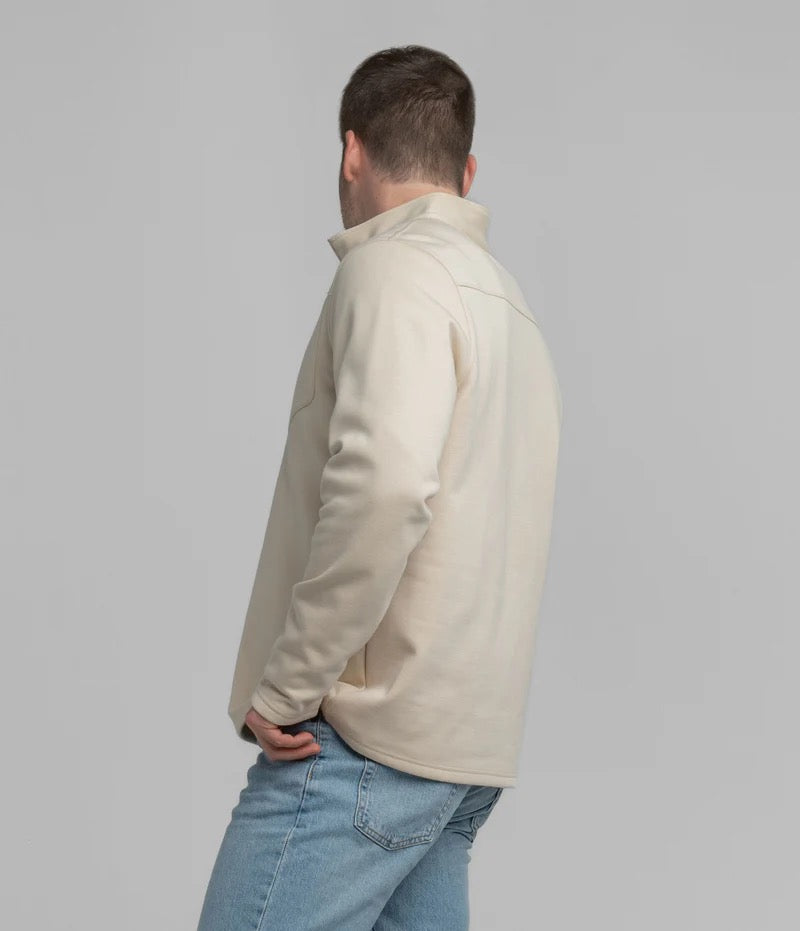 Southern Shirt Fleece Essential Qtr Zip - Canvas