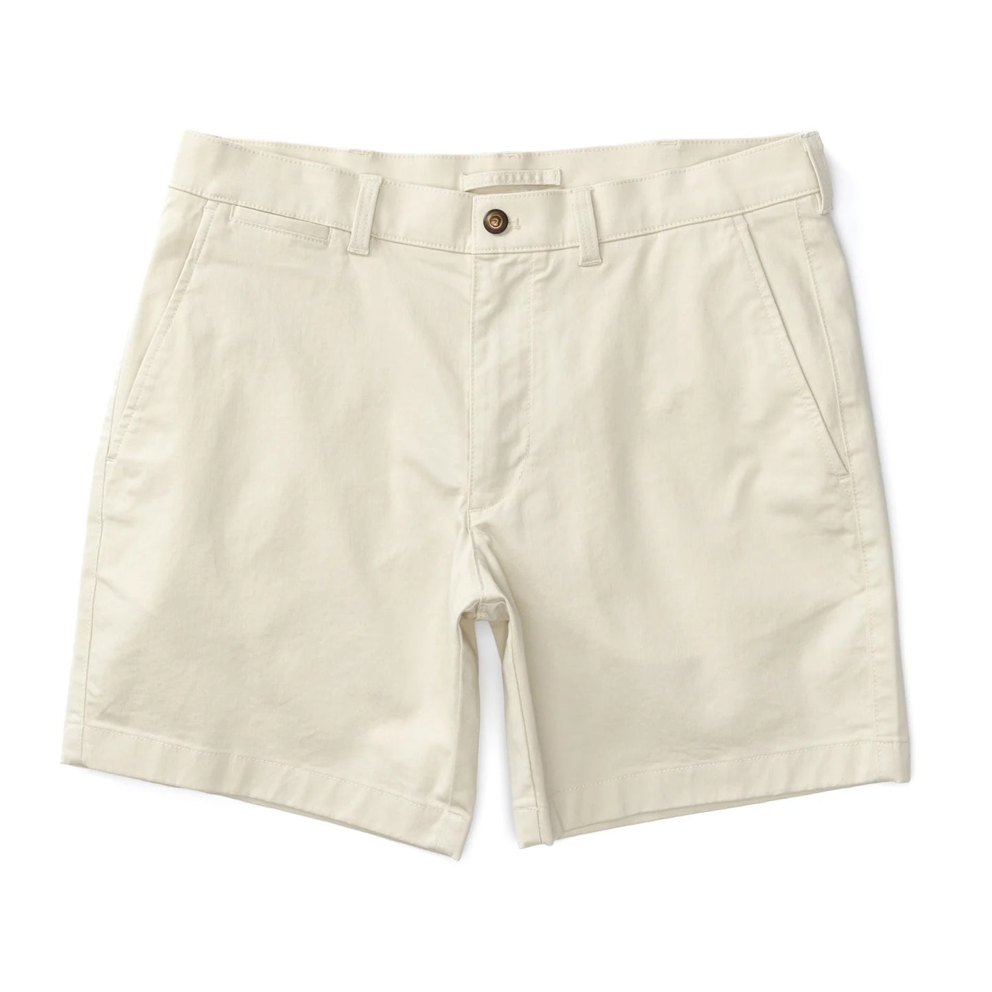Duck Head 7" Gold School Chino Short Stone- Gold Patch