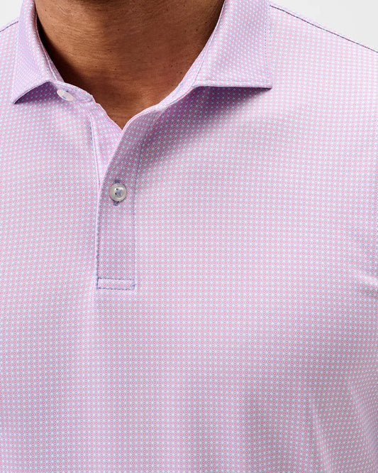 Johnnie-O Performance Jersey Polo - Dot Neat Palm Beach