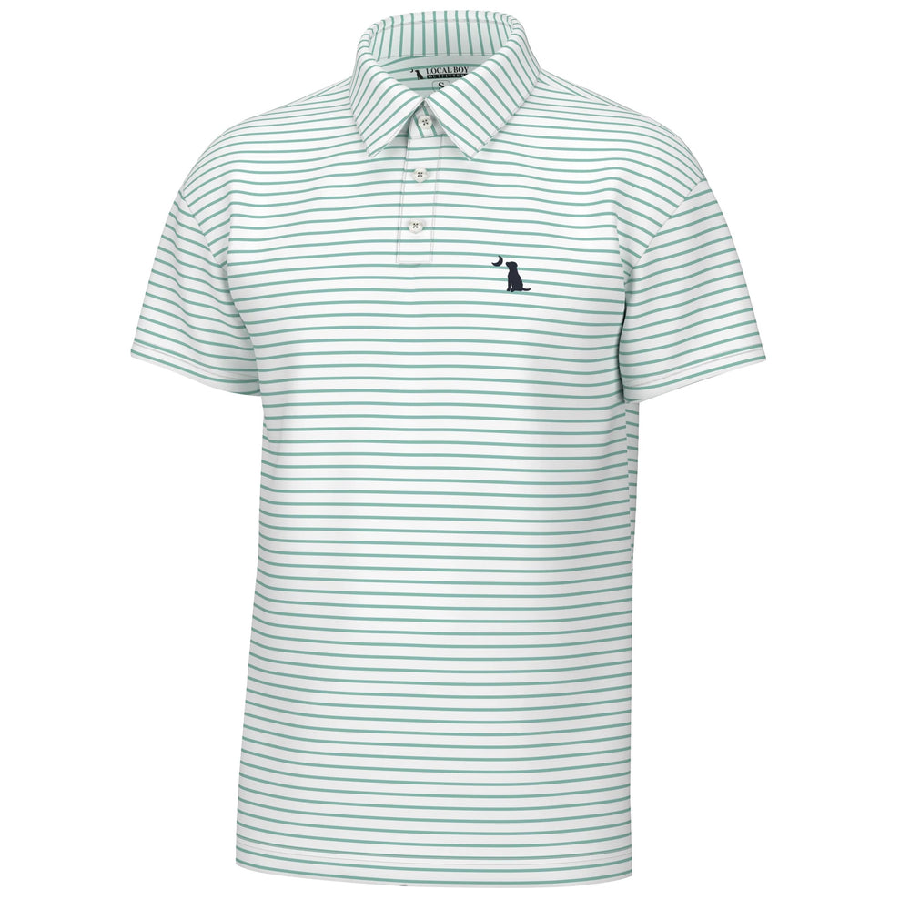Local Boy Edisto Polo Turquoise