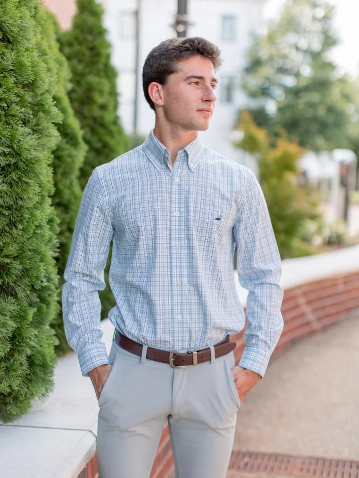 Properly Tied Seasonal Sportshirt - Sage Stream