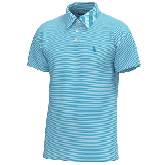 Local Boy Driftwood Polo Opal Blue