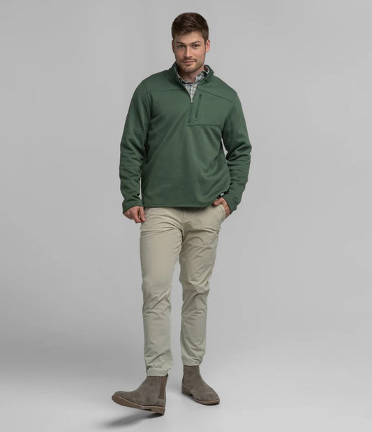Southern Shirt Fleece Essential Qtr Zip - Mallard
