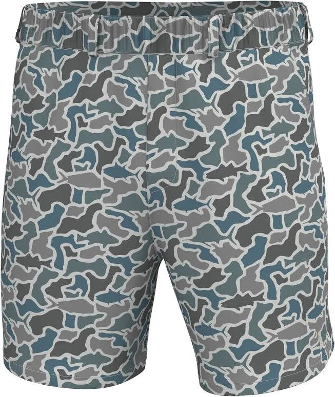 Local Boy Volley Shorts Fish Camo