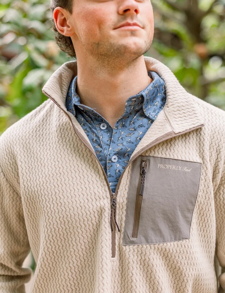 Properly Tied Yukon Pullover - White Oak