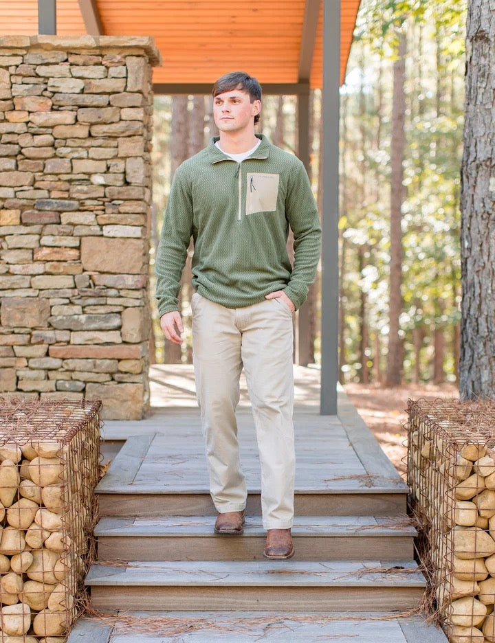 Properly Tied Yukon Pullover - Olive