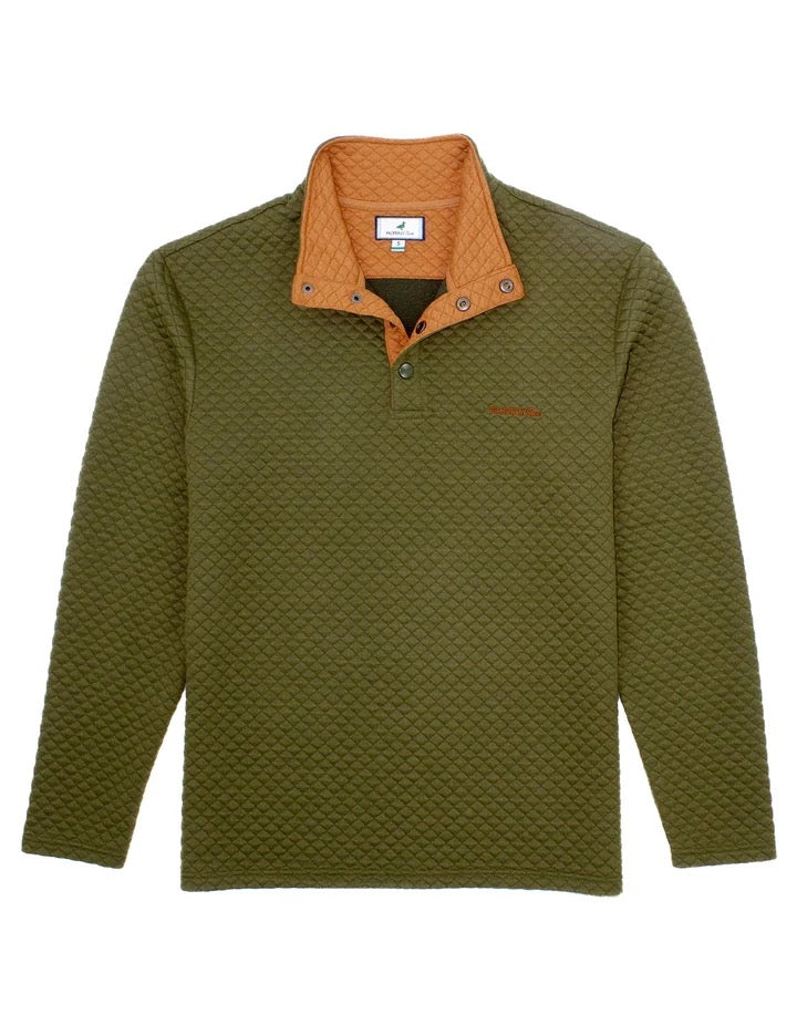 Properly Tied Club Pullover - Olive