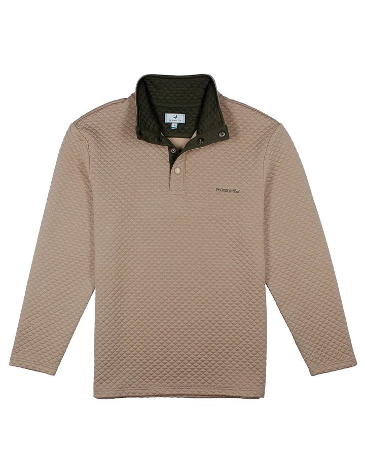 Properly Tied Club Pullover - Sand