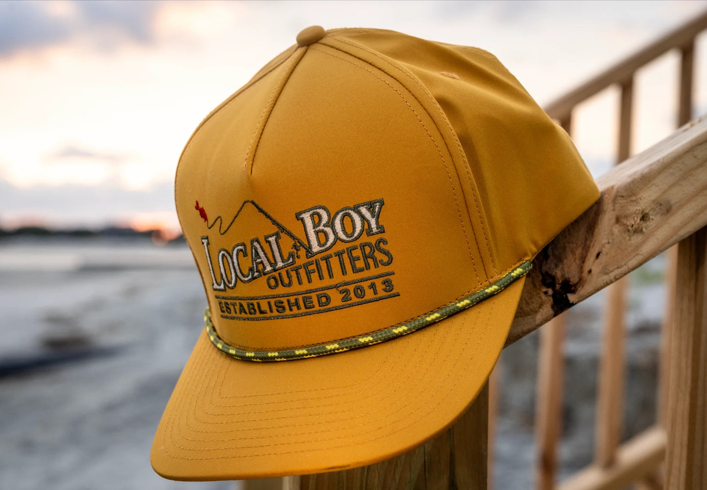 Local Boy Tight Lines HC Rope Hat - Clay